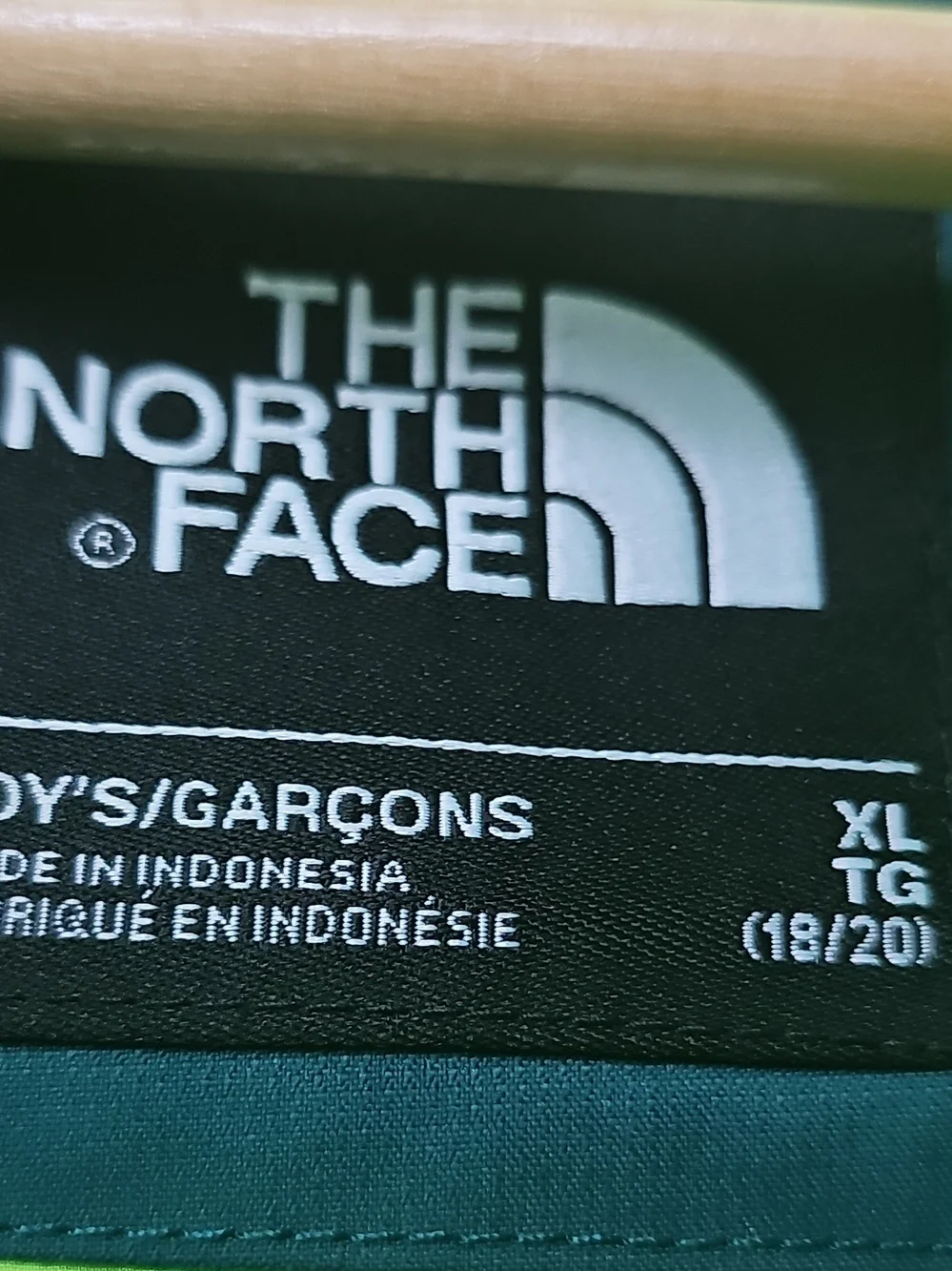 The North Face close up